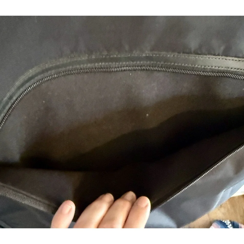 Vintage COACH Black Leather Mens Garment Bag Vintage Travel Luggage Rare!!